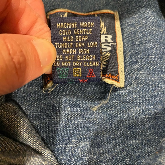 Harley Davidson Shirt Women’s Medium Blue Denim Jeans Medium Wash Biker Blues - Picture 6 of 7